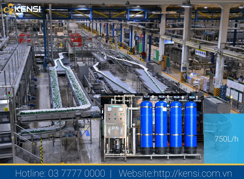 Tư vấn lắp hệ thống lọc nước công nghiệp RO 750L/H cho nhà xưởng